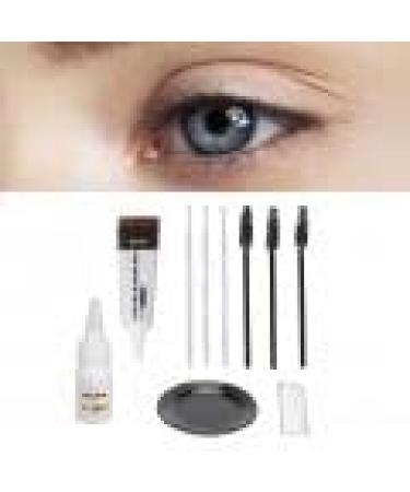 Sweatproof Eyebrow Tint Kit - 2 in 1 Lasting Brow Color for Home & Salon Use (Light Brown) - Buy Online on GoSupps.com