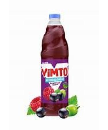 Vimto Squash No Added Sugar - Low Calorie Mixed Fruit Juice Cordial Drinks Bottle 725ml Blackcurrant Grape Raspberry (6 Bottles x 725ml) 725 ml (Pack of 1)