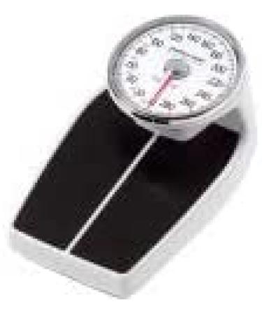 Health O Meter Floor Scale | 400 lb Capacity | 11 x 12.5 Platform with Raised 8 Dial | Red | 160 lb Weight Capacity - Buy Online on GoSupps.com