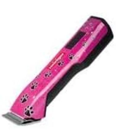 Heiniger Saphir Pink battery operated clippers. Comes with 1 battery 1#10 Heiniger blade 1 clipper 1 charging dock 1 clipper brush and 1 clipper oil (Saphir Pink (pawprints)) - Buy Online on GoSupps.com