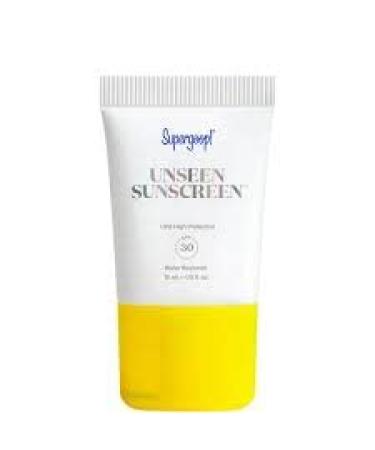 Supergoop unseen screen SPF30 15ml travel size