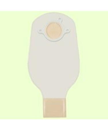 ConvaTec 404026 Natura 12" Two-Piece Drainable Pouch with 2-Sided Comfort Panel Tail Clip Opaque 1-1/2" Flange Pack of 20