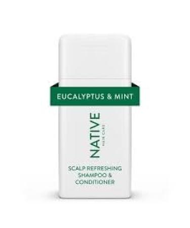 Shop Native Travel Set: Aluminum-Free Deodorant & 2-in-1 Shampoo & Conditioner - Eucalyptus & Mint | Vegan Travel Size - Buy Online on GoSupps.com