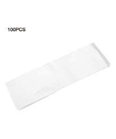 Semme Forehead Dye Drip Pad 100Pcs/Pack Professional Salon Hair Dye Paper Highlight Paper for Hair Coloring Recycleable Dyeing Color Separating Sheets White Rectangular
