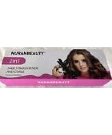 Nuran Beauty 2-in-1 Hair Styler Straightener & Curler - Black | International Shipping Available - Buy Online on GoSupps.com