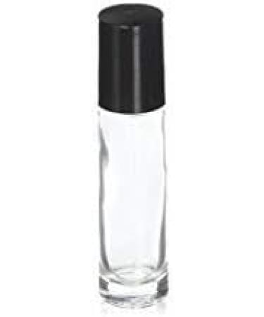 10ml Empty Clear Roll-On Bottles with Roller & Black Caps - 144 Pcs for DIY Perfume & Essential Oils | International Shipping - Buy Online on GoSupps.com