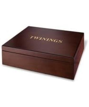 Deluxe Wooden Tea Box 12 Compartment Filled with 144 Twinings Teabags - Buy Online on GoSupps.com