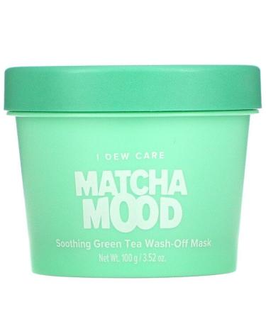 I Dew Care Matcha Mood Soothing Green Tea Wash-Off Beauty Mask  3.52 oz (100 g)