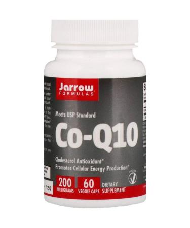 Jarrow Formulas Co-Q10 200 mg 60 Veggie Caps