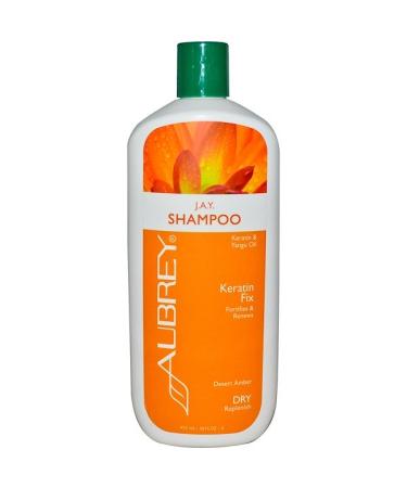 Aubrey Organics J.A.Y. Shampoo Keratin Fix Dry/Replenish 16 fl oz (473 ml)