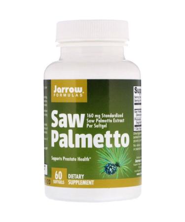 Jarrow Formulas Saw Palmetto 160 mg 60 Softgels