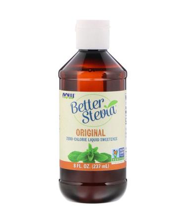 Now Foods Better Stevia Zero-Calorie Liquid Sweetener Original 8 fl oz (237 ml)