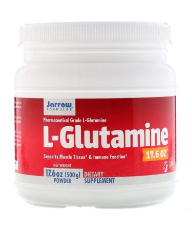 Jarrow Formulas L-Glutamine Powder 17.6 oz (500 g)
