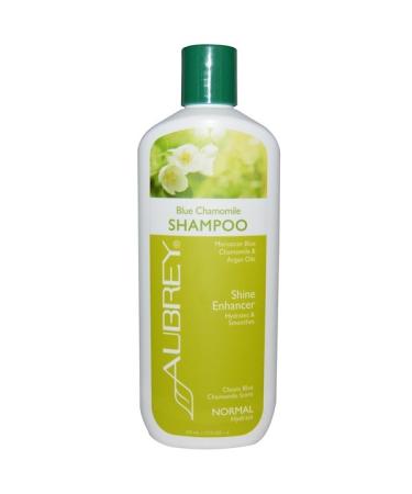 Aubrey Organics Blue Chamomile Shampoo Shine Enhancer Normal 11 fl oz (325 ml)