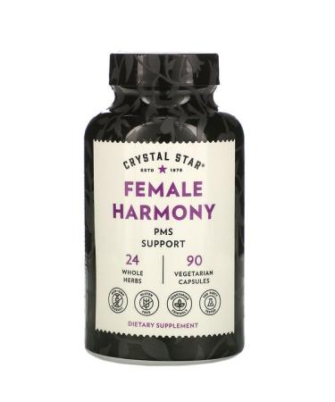 Crystal Star Female Harmony PMS Support 90 Vegetarian Capsules