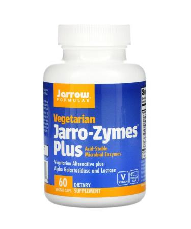 Jarrow Formulas Jarro-Zymes Plus Vegetarian 60 Veggie Caps