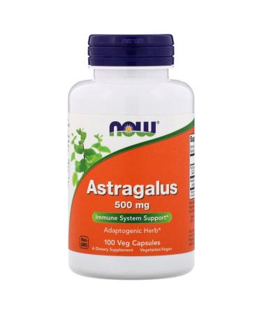 Now Foods Astragalus 500 mg 100 Veg Capsules