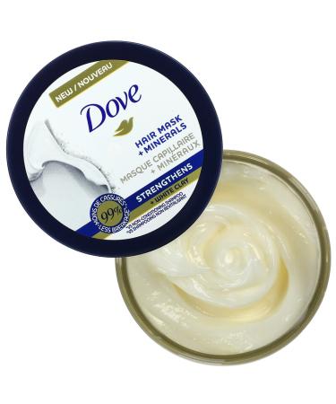 Dove Hair Mask with Minerals & White Clay - Strengthening Treatment 4 oz - Buy Online on GoSupps.com