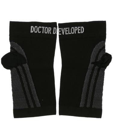 Doctor Arthritis Copper Foot Sleeve - Medium Black Pair | Pain Relief & Support - Buy Online on GoSupps.com
