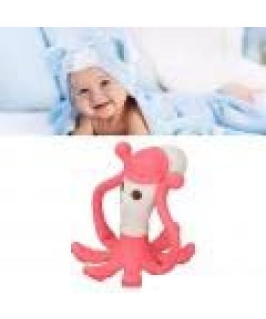 Silicone Octopus Baby Bite Ring - Food-Grade Heat-Resistant Teething Toy for Safe Relief - Buy Online on GoSupps.com