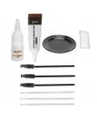 Sweatproof Eyebrow Tint Kit - 2 in 1 Lasting Brow Color for Home & Salon Use (Light Brown) - Buy Online on GoSupps.com