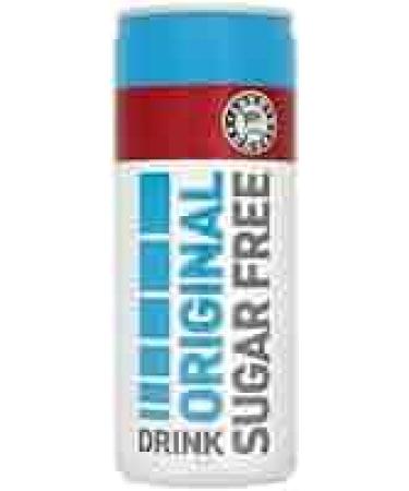 Euro Shopper Original Sugar-Free Drink 250ml (Pack of 24) | Refreshing Zero-Sugar Energy Boost | Carbonated Fruit Flavour Drink with Sweeteners