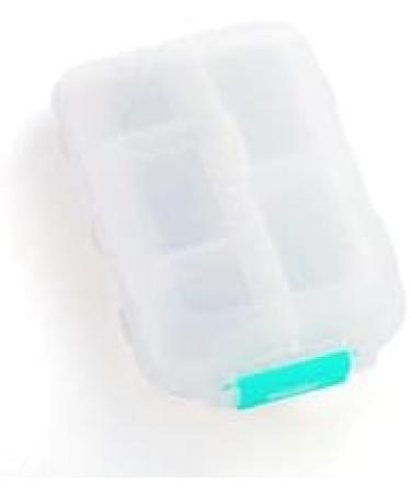 Travel Pill Organizer - Compact & Portable Pocket Pharmacy | Red Travel Size Pill Storage - Buy Online on GoSupps.com