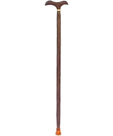 Walking Stick Cane Elderly Crutches Solid Wood Walking Stick Walker T-Handle 87 cm Long Available as Needed Truncated by Yourself Independence