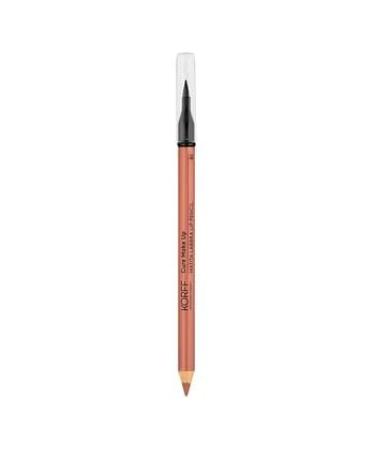 Korff lip contour pencil made of wood full and even color in front of the gloss and the lipstick long hold soft and flowing texture 01 1.08 g