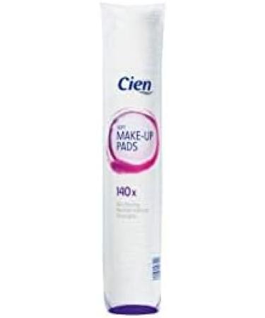 Cien Soft Make-up Removal Pads 140 | Pack of 5 | 700 Non-Fleecing Cotton & Polyester Pads - Buy Online on GoSupps.com