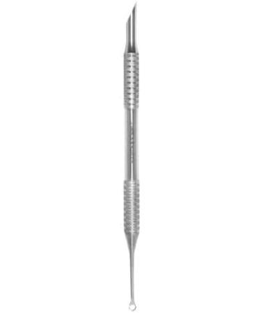 Staleks Pro Manicure Pusher Professional Cuticle Pusher Slanted and Loop end Metal Orange Stick Expert 51/2 - Buy Online on GoSupps.com