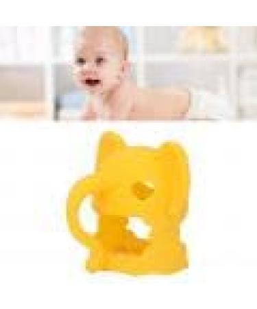 Buy Yellow Elephant Silicone Baby Teething Mitten - Soothing Chew Toy for Baby Teething Relief - Buy Online on GoSupps.com