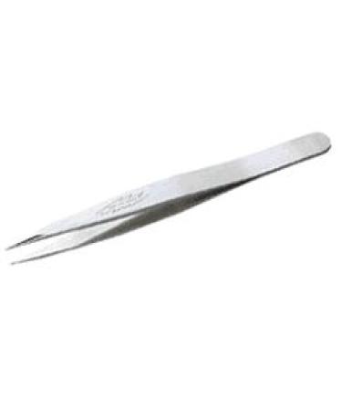 Mini 3" Stainless Steel Fine Point Eyebrow/Splinter Tweezers - Solid/Classic Design