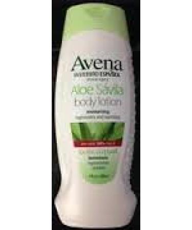 Avena Aloe Savila Lotion Moisturizing Regenerates & Nourishes & Avena Aloe Savila Body Cream