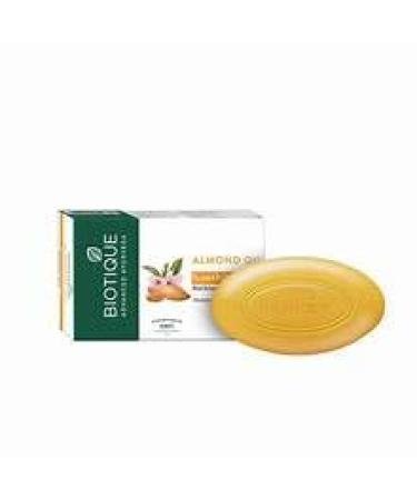 Bio.tique Almond Oil Nourishing Bathing Bar| Ayurvedic and Organically Pure| Maintains Skin s Natural pH |100% Botanical Extracts| Suitable for All Skin Types | 150gm