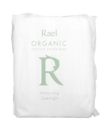 Rael Extra Long Organic Cotton Cover Pads - 6 Count Overnight Protection - Buy Online on GoSupps.com