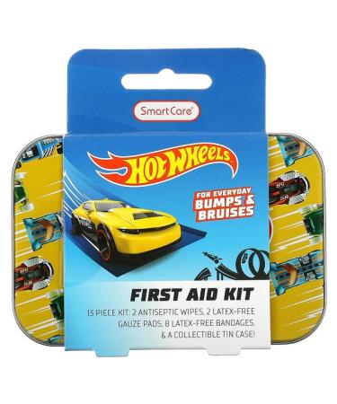 Smart Care First Aid Kit Hot Wheels 13 Piece Kit
