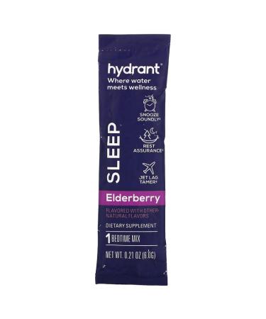 Hydrant Sleep Bedtime Mix with Elderberry - 12 Pack (0.21 oz Each) | Natural Sleep Aid - Buy Online on GoSupps.com