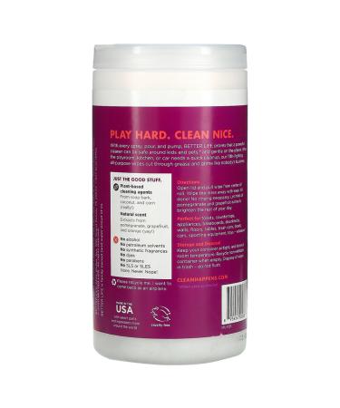 Better Life Pomegranate Cleaning Wipes - 70 Eco-Friendly Wipes for Easy Cleaning - Buy Online on GoSupps.com