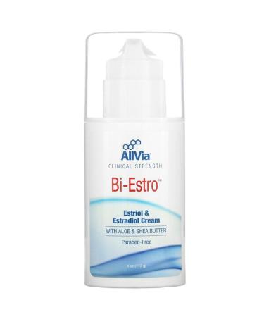 AllVia Clinical Strength Bi-Estro Estriol & Estradiol Cream 4 oz (113 g)