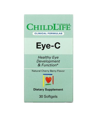 Childlife Clinicals Eye-C Natural Cherry Berry  30 Softgels