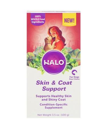 Halo Skin & Coat Support For Dogs 3.5 oz (100 g)