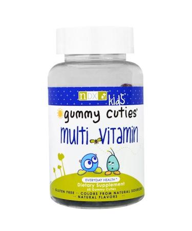 Natural Dynamix (NDX) Gummy Cuties Kids Multi Vitamin 60 Gummy Cuties