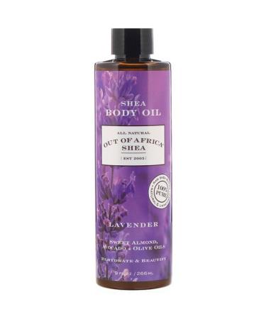Out of Africa Shea Body Oil Lavender 9 fl oz (266 ml)