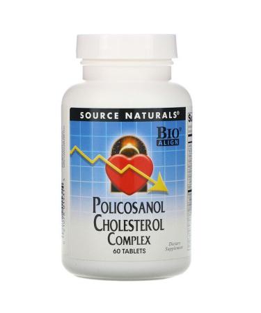 Source Naturals Policosanol Cholesterol Complex 60 Tablets