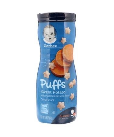 Gerber Puffs Cereal Snack  8+ Months Sweet Potato 1.48 oz (42 g)