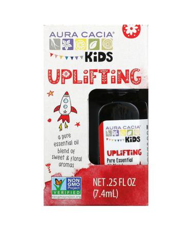 Aura Cacia Kids Pure Essential Oil Blend Uplifting  0.25 fl oz (7.4 ml)