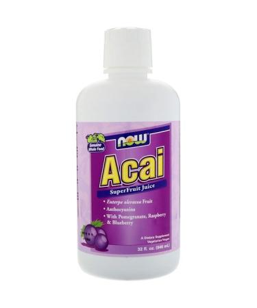 Now Foods Acai SuperFruit Juice 32 fl oz (946 ml)