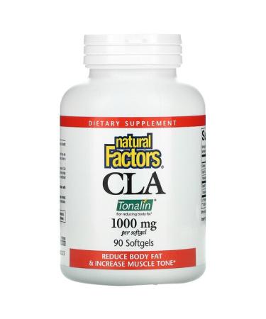 Natural Factors CLA  1000 mg 90 Softgels