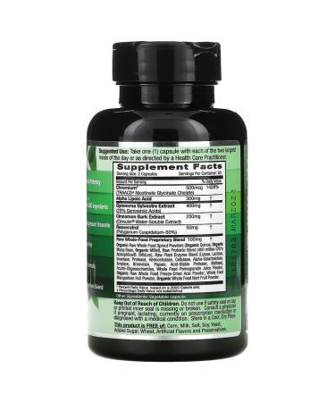 Emerald Laboratories Blood Sugar Health - 60 Vegetable Capsules for Optimal Glucose Support - Buy Online on GoSupps.com